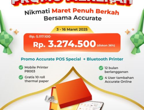 Dapatkan Bonus Mobile Printer P8003 dengan Langganan Accurate Online Sekarang