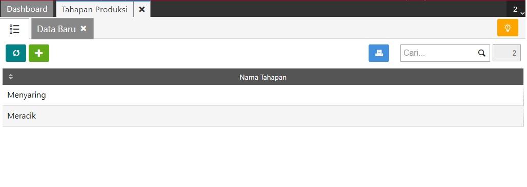 tahapan produksi 